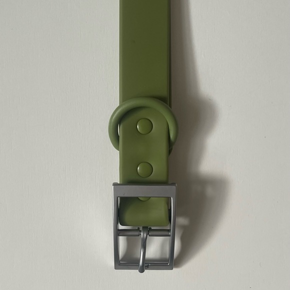 Wild One Dog Collar - XL (18-23") - Moss Green - Picture 4 of 16